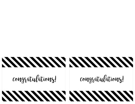 Free Printable Congratulations Card Paper Trail Design