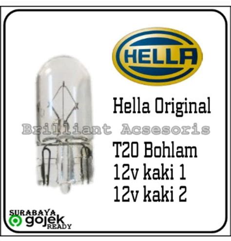 Jual Bohlam Stop Hella Original T Kaki Dobel W W Harga