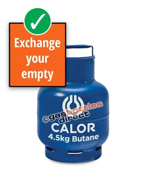 4 5kg Butane Calor Gas Bottle Refill From Rent Free Gas Cylinders