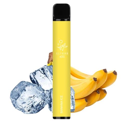 Elf Bar 600 Banana Ice 20mg ml 2ml Just Vape Ηλεκτρονικό Τσιγάρο