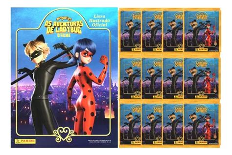 Álbum Miraculous Aventuras Ladybug 200 Figurinhas 40 Env à Venda Em