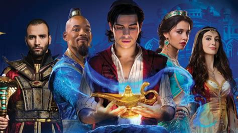 Disney's Aladdin gets a new banner featuring Aladdin, Jasmine, Genie ...