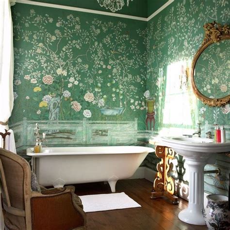 Discover more than 77 bathroom wallpaper vintage - in.cdgdbentre