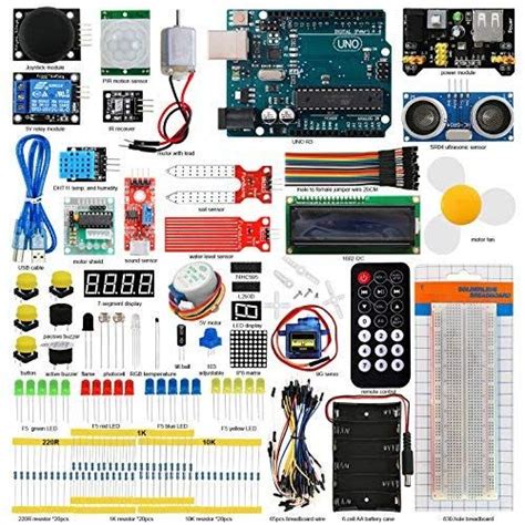 Seesii Uno R3 Super Starter Kit For Arduino With 140 Pieces Basic