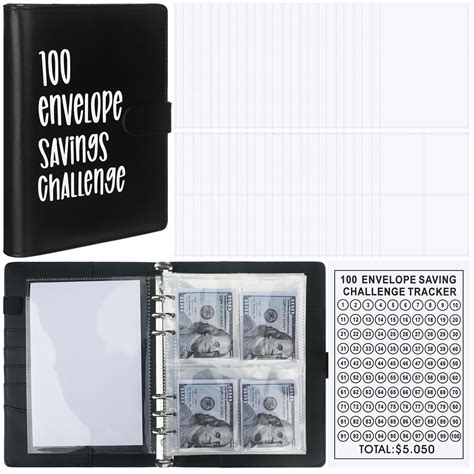 100 Envelope Money Savings Challenge Binder Savings Challenges Book