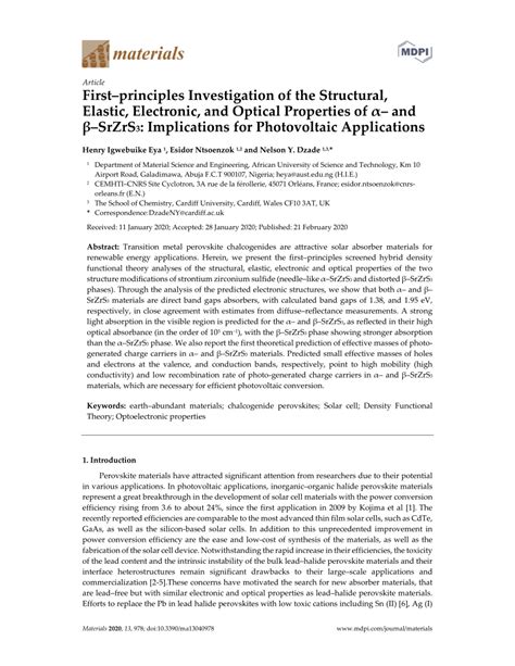 PDF First Principles Investigation Of The Structural Elastic