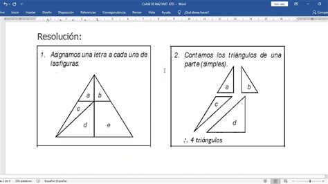 Raz Matemático 6to Prim Clase02 Conteo De Triángulos Youtube