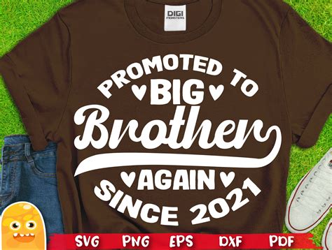 Promoted To Big Brother Again 2021 Big Brother Finally Svg Etsy