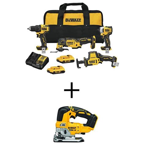 Dewalt Atomic 20v Max Lithium Ion Cordless Brushless 4 Tool Combo Kit