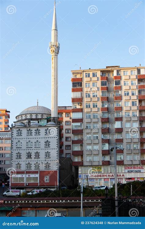 RIZE, TURKEY - November 9, 2021: a View from the City Center of Rize ...