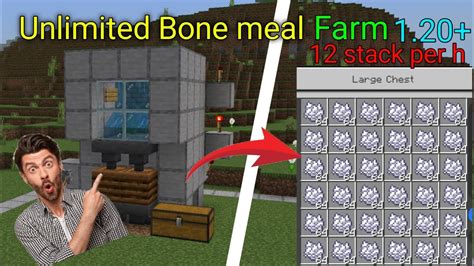 Easy Unlimited Bone Meal Farm For Minecraft Full Tutorial