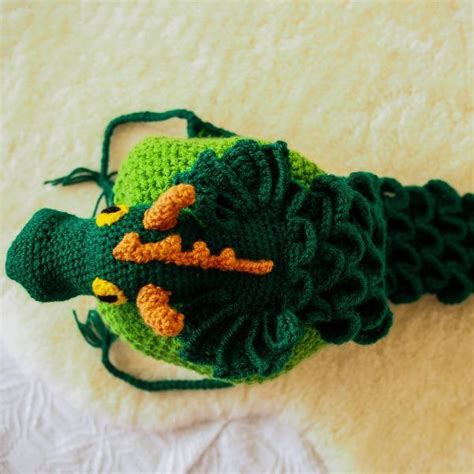 There S A Green Dragon On My Hat Hat Cris Crochet Shop Crochet Shop