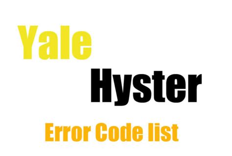 How To Clear Forklift Error Codes Forklift Plus