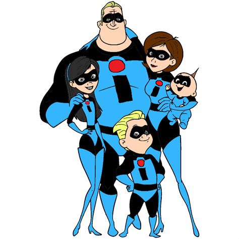 The Incredibles Wearing Mr Incredibles Blue Suit By Lucaschannel07 On