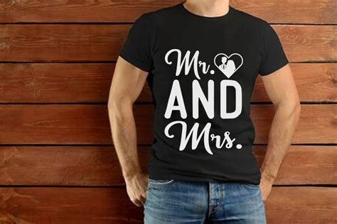 Wedding Svg Design Mr And Mrs Graphic By Gm Designer Creative Fabrica