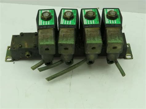 Ckd Gab X Single Solenoid Pneumatic Valve Bank Manifold V Eur