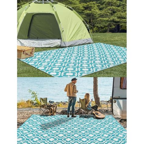 Yamaziot 6x9 Outdoor Rugs Patio Rug Reversible Mats Rv Outdoor Rugs