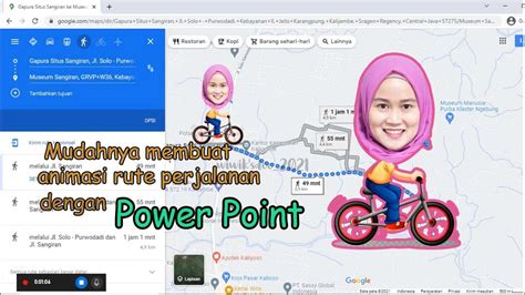 Cara Membuat Video Animasi Rute Perjalanan Dengan Power Point Youtube