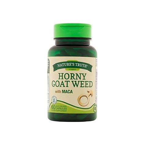 Natures Truth Horny Goat Weed With Maca Capsules Ea Valpacks