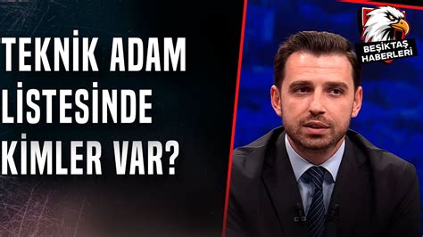 Beşiktaş ın Teknik Direktör Listesinde Kimler Var Furkan Yıldız O