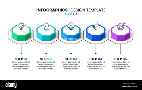 Mod Le D Infographie Avec Ic Nes Et Options Ou Tapes Octagons