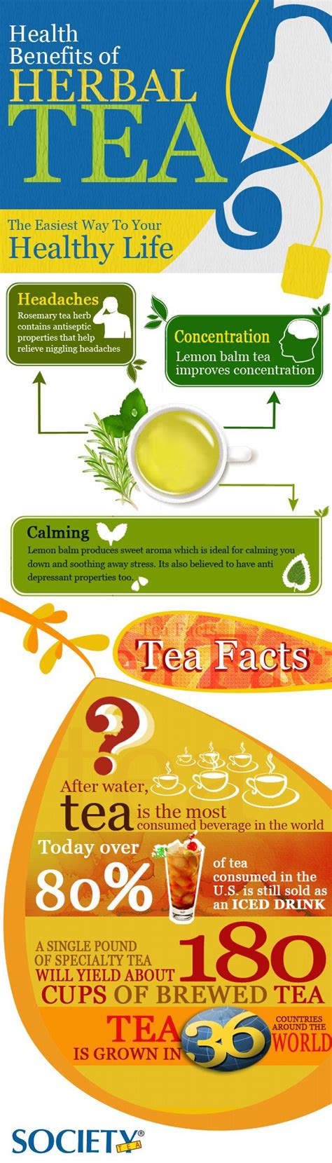 Infographics The Health Benefits Of Herbal Tea Herbal Tea Benefits Tea Infographic Tea