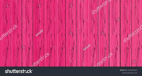 Detail Wooden Wall Pink Color Stock Vector Royalty Free