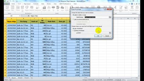 Cách sử dụng Pivot Table để thống kê dữ liệu trong Excel YouTube