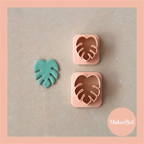 Monstera Leaf Polymer Clay Cutter Shopee Malaysia