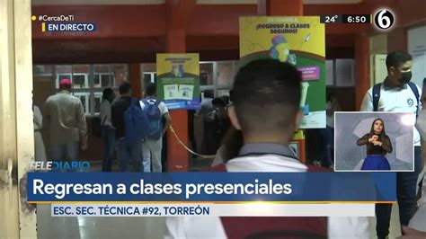 Alumnos Regresan A Clases Presenciales En Secundarias De Torre N