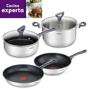 Tefal Daily Cook Set De 3 Sartenes De Acero Inoxidable DE 20 24 Y 26