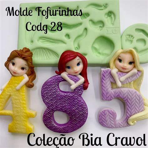 Arrasem Nas Velas De Princesas Usando O Molde Fofurinhas Codg 28