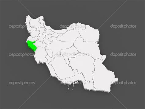 Map of Ilam. Iran. Stock Photo by ©Tatiana53 49602491