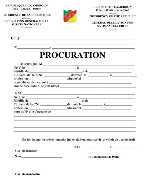 Modele De Lettre Pour Donner Procuration Modele De Le