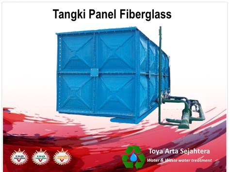 Tangki Panel Penampungan Air Bahan Frp Fiberglass