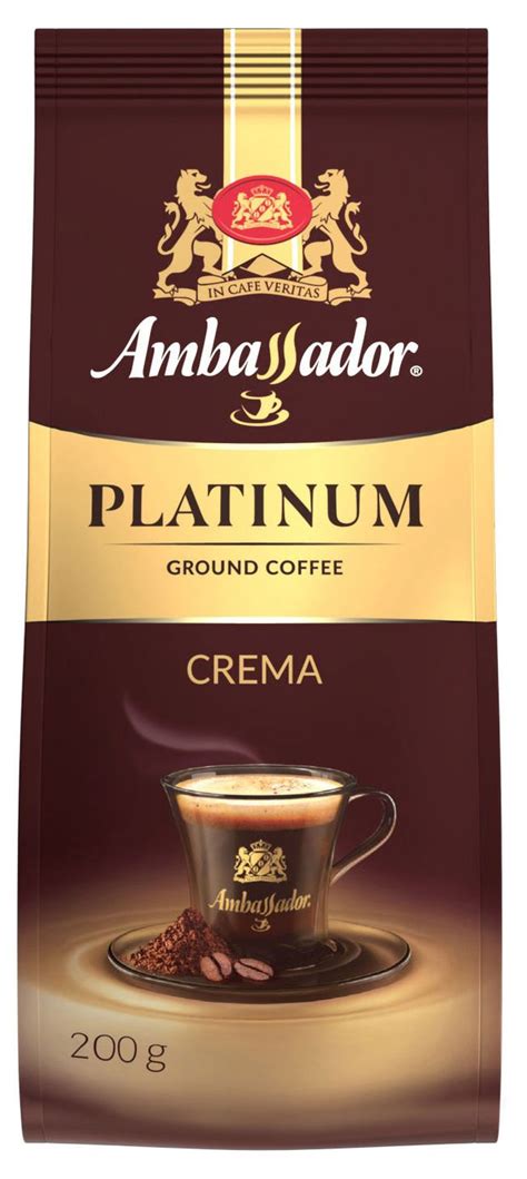 Кофе молотый Ambassador Platinum Crema | отзывы