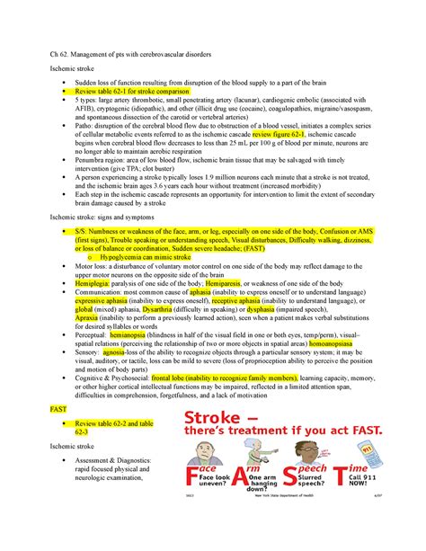 Ch Management Of Patients With Cerebrovascular Disorders Ch