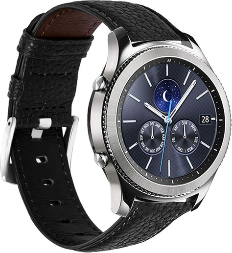 Mm Leather Bands Compatible With Samsung Gear S Frontier Classic