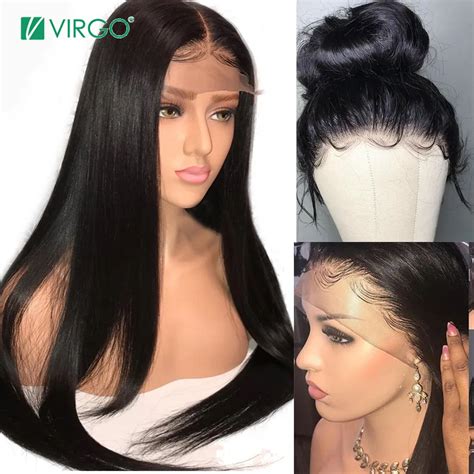 Virgo Hair Brazilian Wig 4x4 Closure Wig Straight Lace Closure Wig Lace