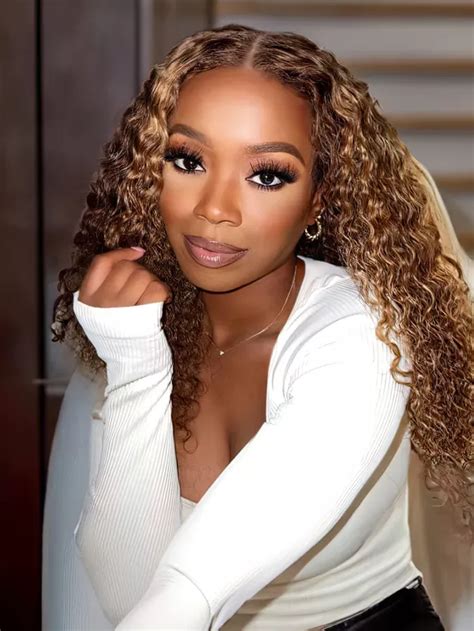 Unice Sun Kissed Honey Blonde Highlight X Natural Melted Lace Front Water Wave Wig