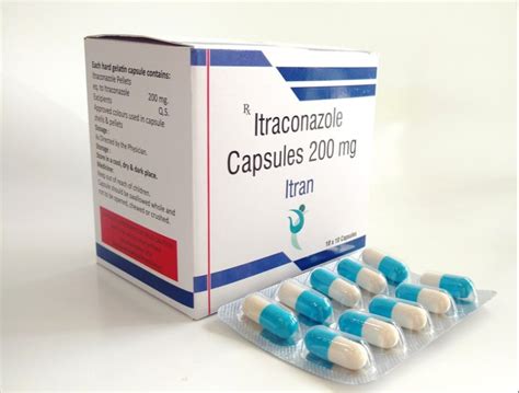 Itran Itraconazole Mg Capsules Packaging Type Strip Caps At