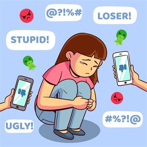 Cyberbullying Animation Bullying - Riset