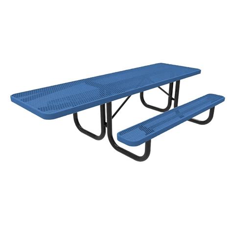 ELITE Series ADA Rectangular 8 Foot Thermoplastic Steel Picnic Table