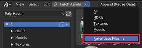 Using our Blender Add-on | Poly Haven Wiki