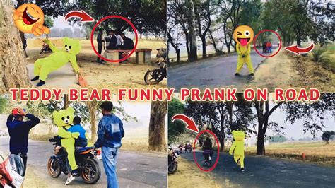 Teddy Bear Funny Pranks In Public Place Prank On Girls Funny