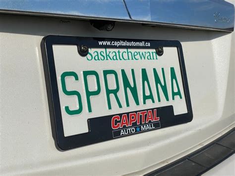 Cu5t0m Whats The Story Behind Peoples Personalized Sask Licence