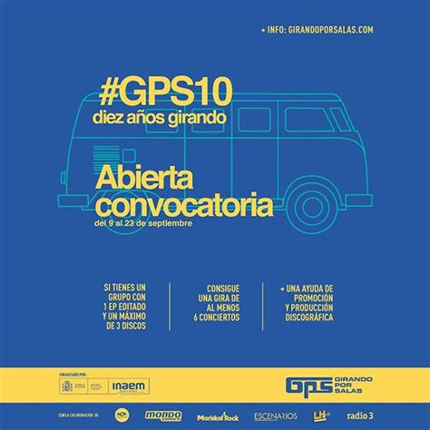 Girando Por Salas GPS10 abre la convocatoria para su décima edición