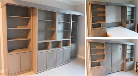 Savona Sliding Bookcase Library Murphy Wall Bed Group Clearwater FL