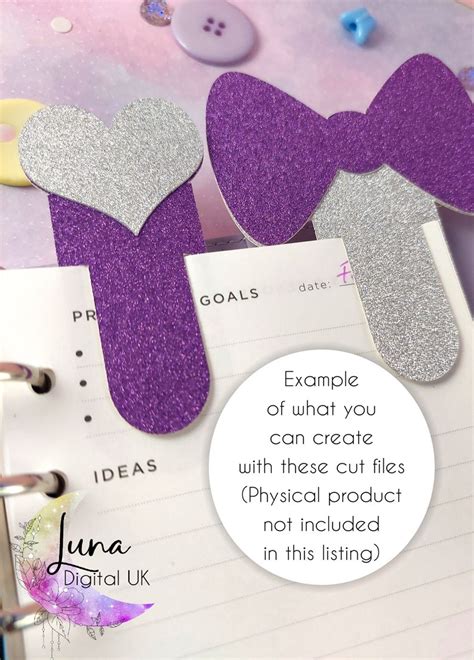 Planner Clip Bookmark Svg Cut File For Cricut Diy Planner Cut File