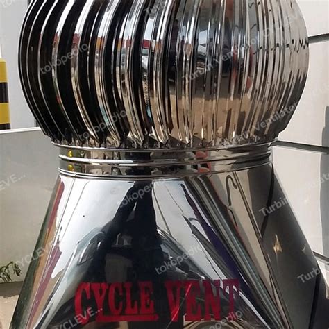 jual turbin ventilator cyclevent size   stainless  jakarta